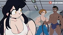 Секс в тренажерном зале, анимация